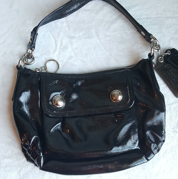 Coach Handbags - Coach Poppy Patent Leather Shoulder Bag